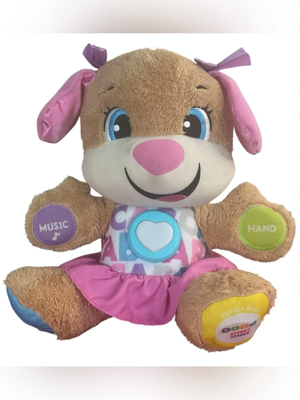 Fisher-Price Laugh and Learn Smart Stages Sis Plush 10.5